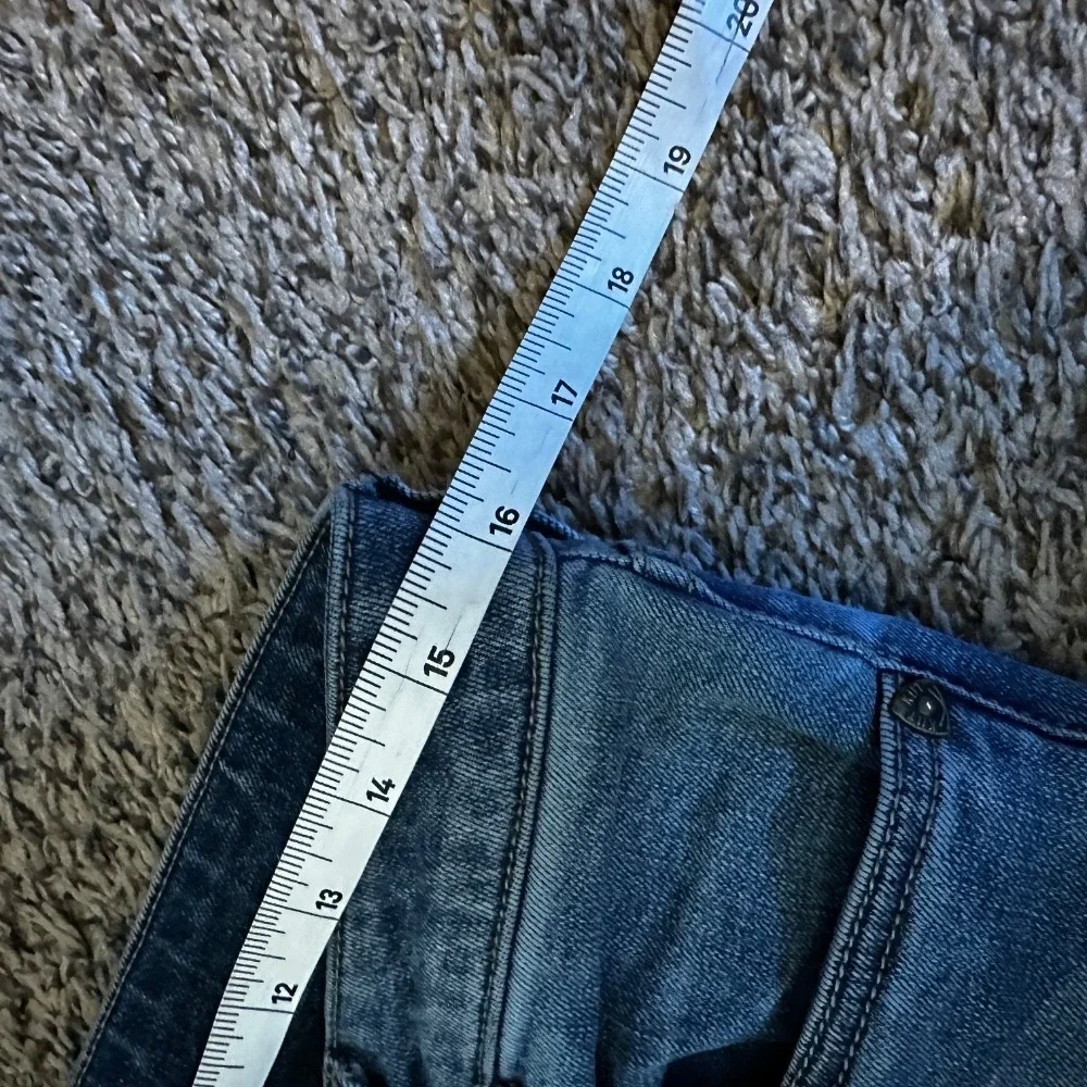 KUT from the Kloth Skinny‎ Ankle Jeans Distressed Denim Blue Size 10